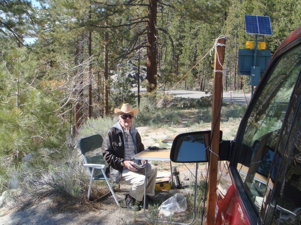 So that's how Herb powered his station - note the Solar Panals from NDOT Road Sign!