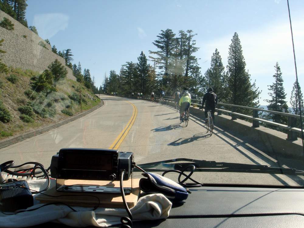Tis the SEASON - Bike Ride that is! A view from a SAG wagon!